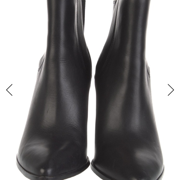 AllSaints Black Leather Chelsea Ankle Boots – Women’s 7 / IT 37 - Picture 4 of 6